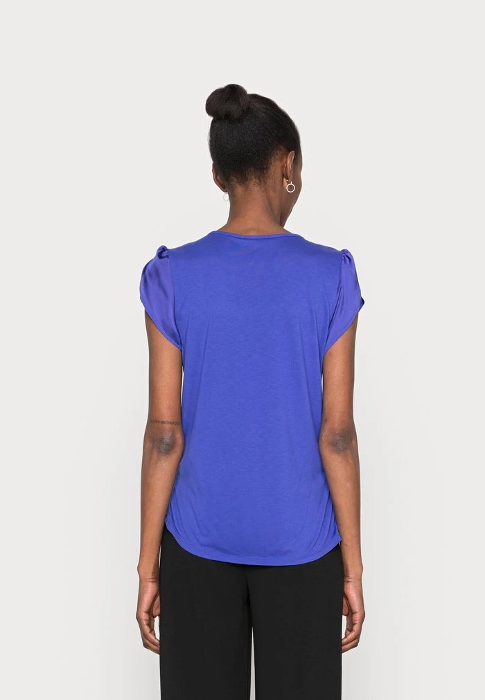 T-Shirt ANNA FIELD Anna Field Basic T-shirt Bleu Marine Femme | KIE-9278149